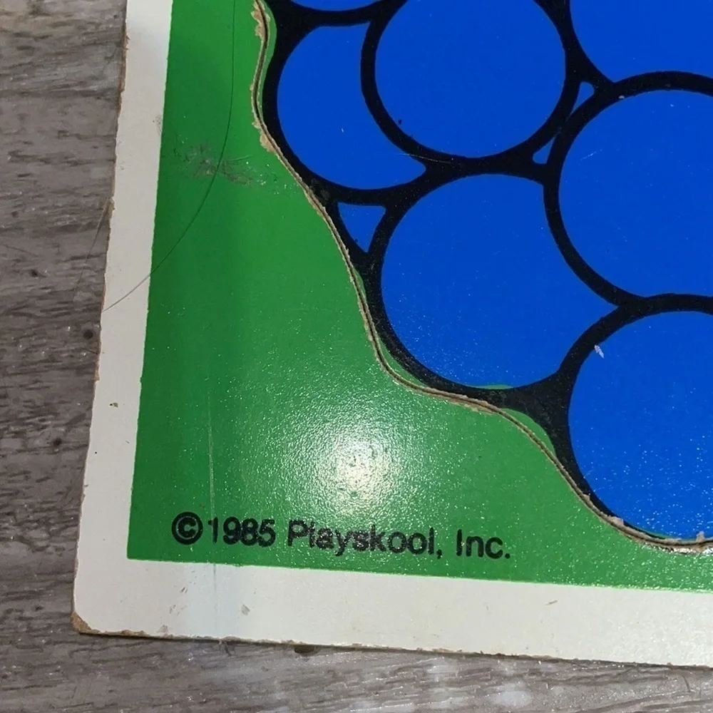 Vintage 1985 4 piece puzzle